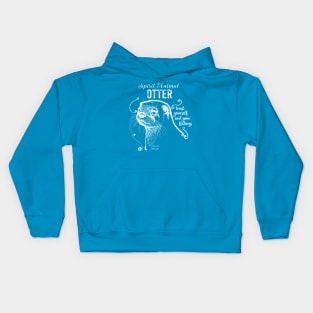 Spirit animal - Otter white Kids Hoodie